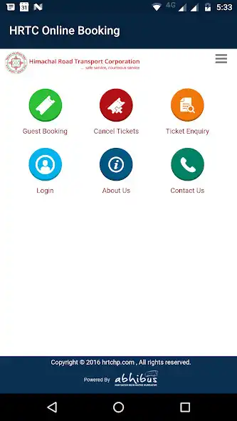 Play HRTC Online Booking Official  and enjoy HRTC Online Booking Official with UptoPlay