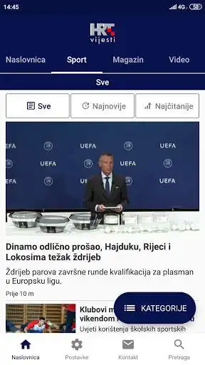 Play HRTvijesti  and enjoy HRTvijesti with UptoPlay