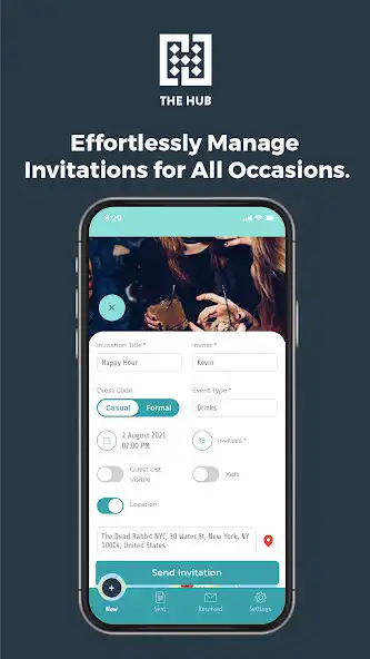 Play Hub App Party Invitation Maker  and enjoy Hub App Party Invitation Maker with UptoPlay