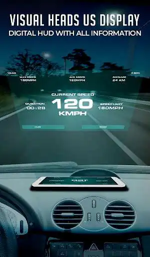 Play HUD Speedometer Digital: GPS, Speed Limit Widget