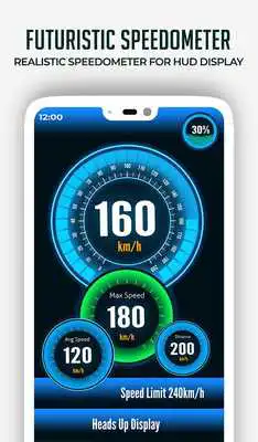 Play HUD Speedometer Digital: GPS, Speed Limit Widget