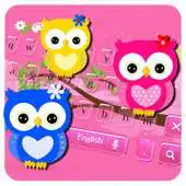 Free play online Hued Owl Keyboard Theme APK