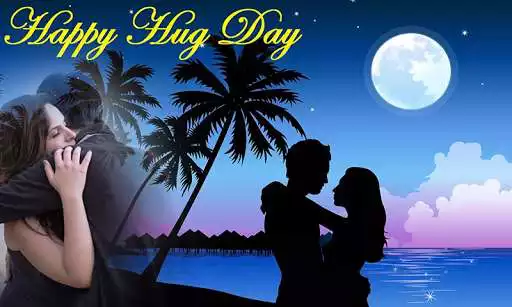 Play Hug Day Photo Frame as an online game Hug Day Photo Frame with UptoPlay