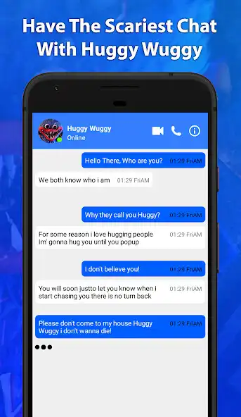 Play Huggy Wuggy Chat Video Call  and enjoy Huggy Wuggy Chat Video Call with UptoPlay