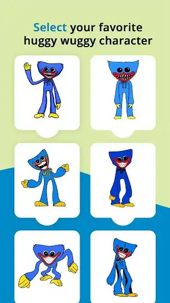 Play Huggy Wuggy Draw Step By Step as an online game Huggy Wuggy Draw Step By Step with UptoPlay
