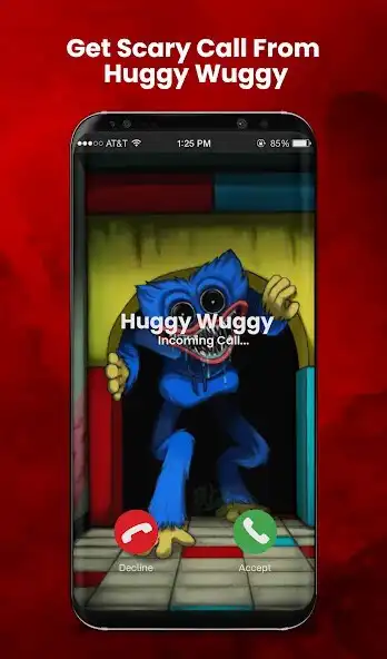 Play Huggy-Wuggy Prank Video Call as an online game Huggy-Wuggy Prank Video Call with UptoPlay