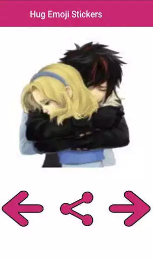 Play Hug Me Emoji Love Stickers
