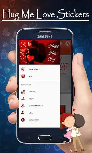 Play Hug Me Love Stickers