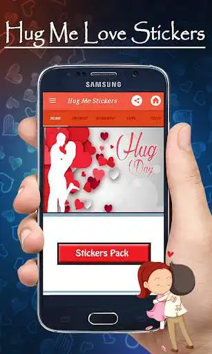 Play Hug Me Love Stickers