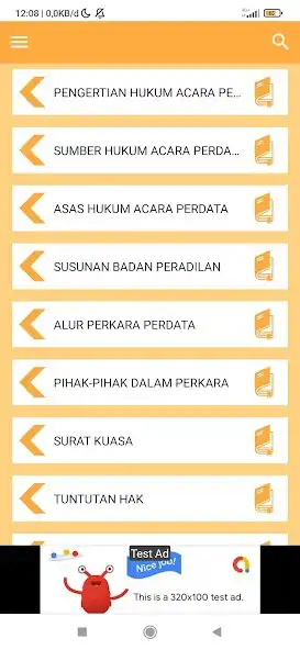 Play APK Hukum Acara Perdata  and enjoy Hukum Acara Perdata with UptoPlay com.amarcokolatos.HukumAcaraPerdata