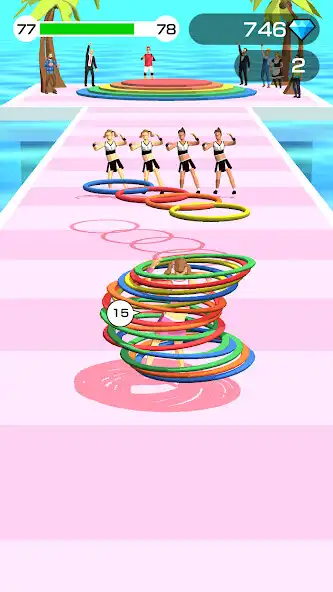 Play Hula-Hoop Girl as an online game Hula-Hoop Girl with UptoPlay