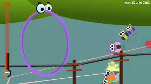 Play Hula Hoop VS Birds as an online game Hula Hoop VS Birds with UptoPlay