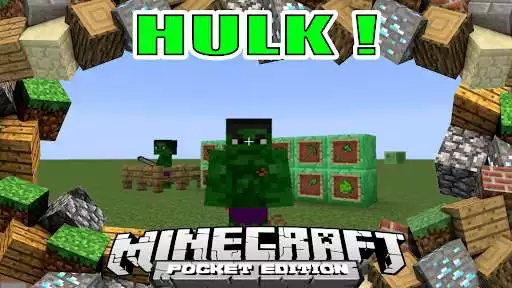 Play HULK SuperHero - Awesome mighty Strongman mod MCPE  and enjoy HULK SuperHero - Awesome mighty Strongman mod MCPE with UptoPlay