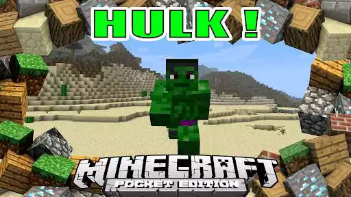 Play HULK SuperHero - Awesome mighty Strongman mod MCPE as an online game HULK SuperHero - Awesome mighty Strongman mod MCPE with UptoPlay
