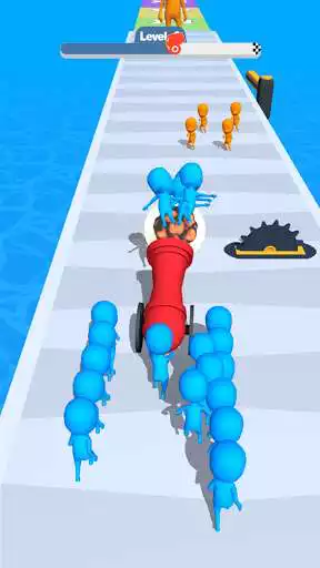 Play Human Cannon 3D as an online game Human Cannon 3D with UptoPlay