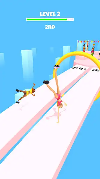 Play Human Flip Race as an online game Human Flip Race with UptoPlay