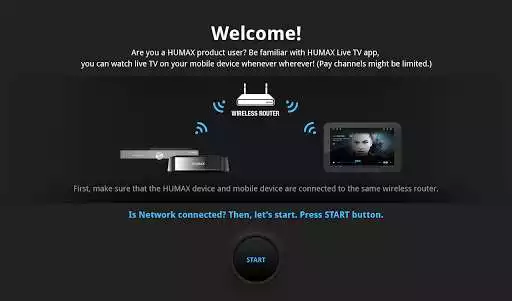 Play HUMAX Live TV for Tablet  and enjoy HUMAX Live TV for Tablet with UptoPlay