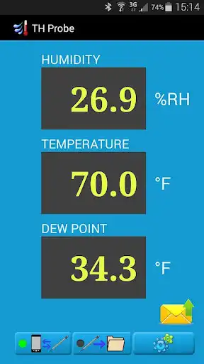 Play APK Humidity / Temperature Probe  and enjoy Humidity / Temperature Probe with UptoPlay com.trackit.thProbe