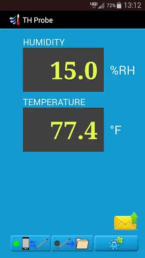 Play APK Humidity / Temperature Probe  and enjoy Humidity / Temperature Probe with UptoPlay com.trackit.thProbe