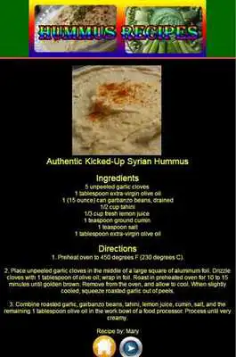 Play Hummus Recipes
