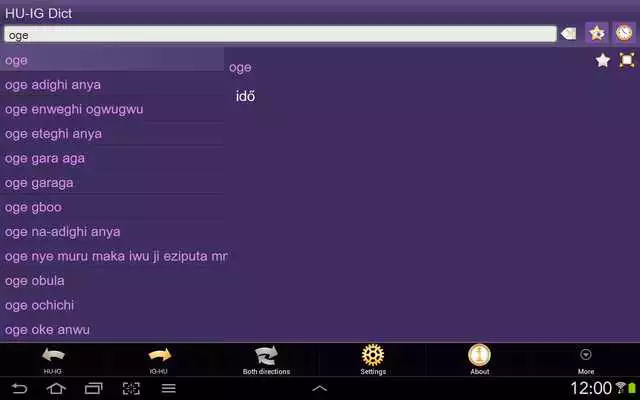 Play Hungarian Igbo dictionary