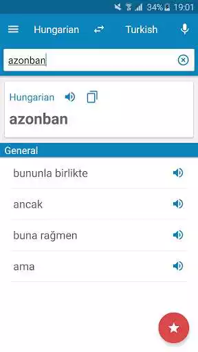Play Hungarian-Turkish Dictionary