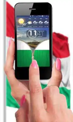 Play Hungary Zipper ScreenLock