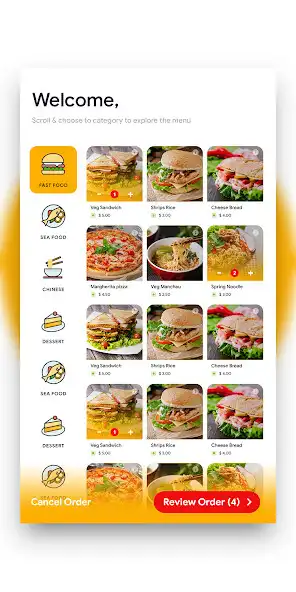 Play Hungerz Kiosk Flutter Template as an online game Hungerz Kiosk Flutter Template with UptoPlay