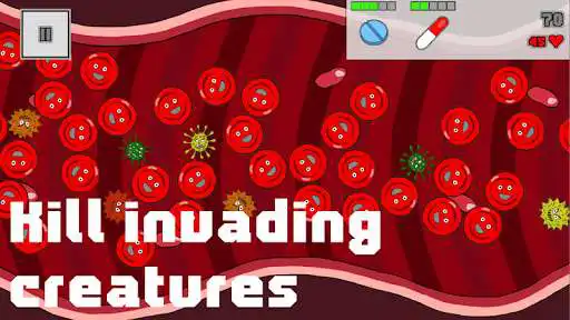 Play Hungry bacteria as an online game Hungry bacteria with UptoPlay