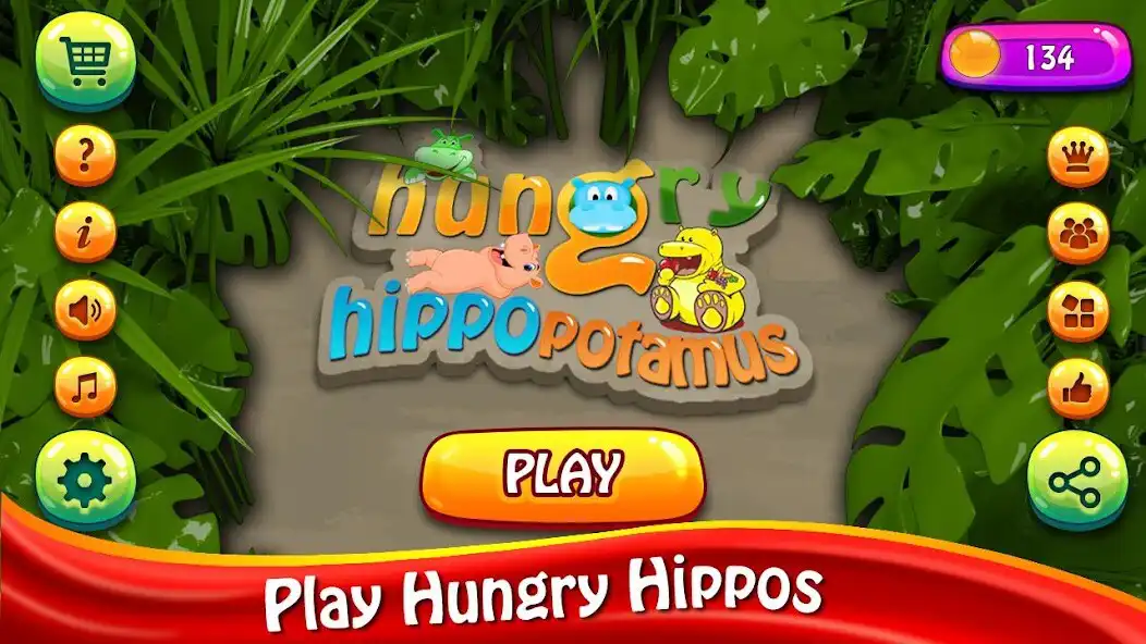 Play Hungry Hippopotamus  and enjoy Hungry Hippopotamus with UptoPlay