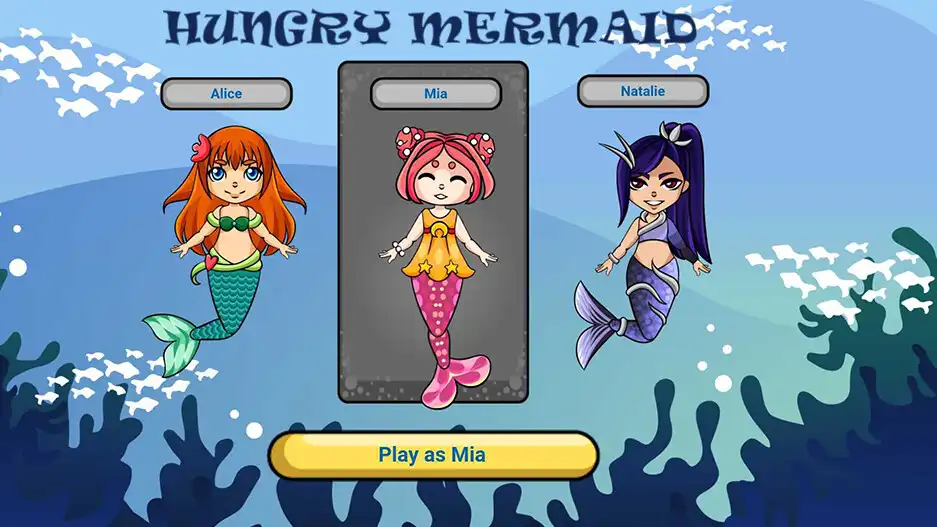 Play Hungry Mermaid as an online game Hungry Mermaid with UptoPlay