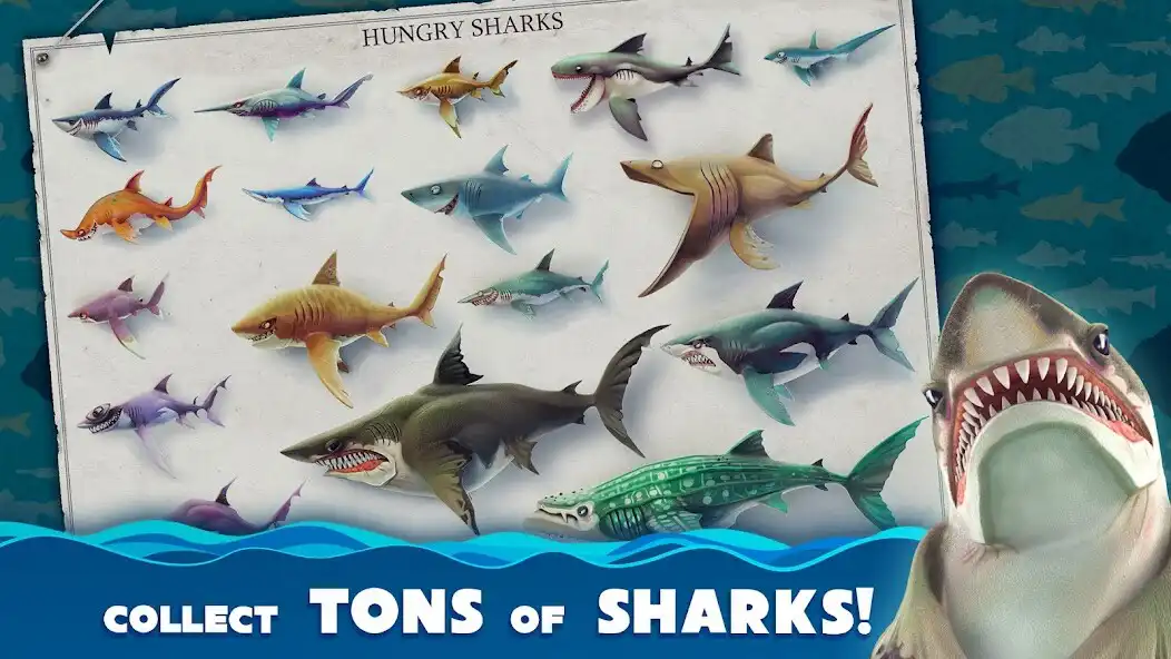 ຫຼິ້ນເກມ Hungry Shark World ເປັນເກມ Hungry Shark World ກັບ UptoPlay