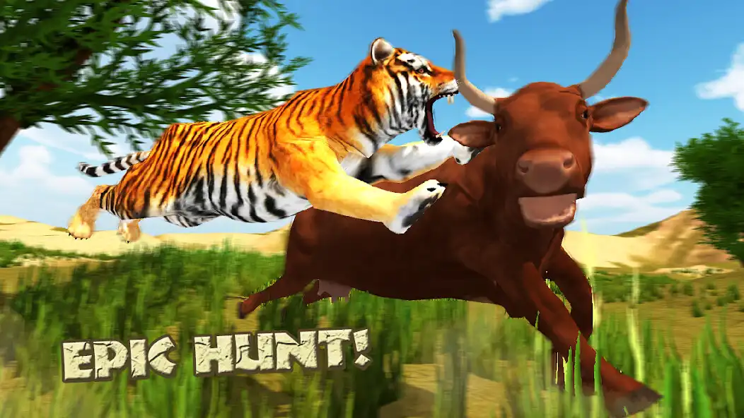 Play Hungry Tiger Jungle Wild Hunt  and enjoy Hungry Tiger Jungle Wild Hunt with UptoPlay