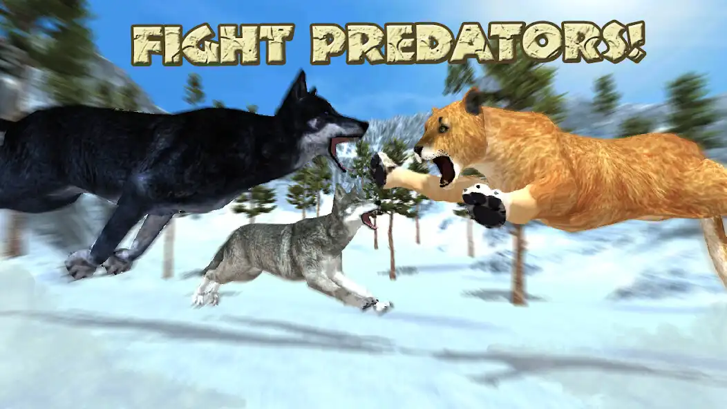 Play Hungry Wolves Forest Wild Hunt as an online game Hungry Wolves Forest Wild Hunt with UptoPlay