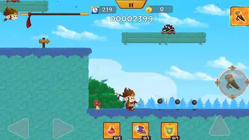 Play Hunter Monk The Jungle Adventure as an online game Hunter Monk The Jungle Adventure with UptoPlay