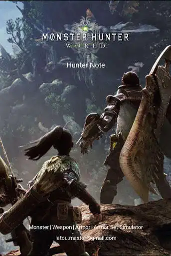 Play Hunter Note for Monster Hunter World  and enjoy Hunter Note for Monster Hunter World with UptoPlay