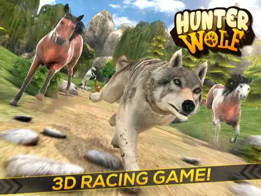 Play Hunter Wolf - Herd of Horses