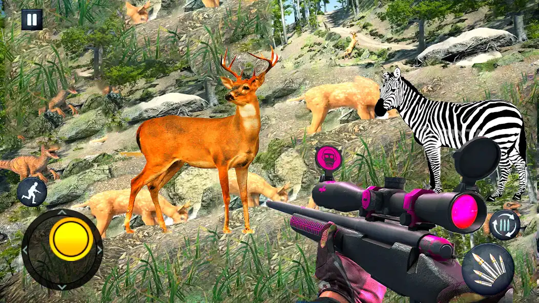 Play Hunting Games 3D - Janwar Game as an online game Hunting Games 3D - Janwar Game with UptoPlay