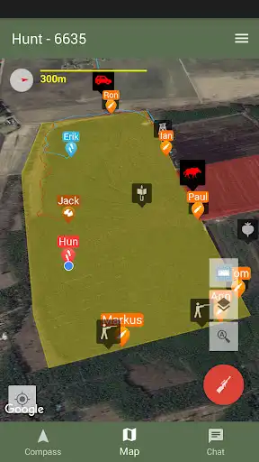 Play Huntloc - Hunting app and dog tracking as an online game Huntloc - Hunting app and dog tracking with UptoPlay