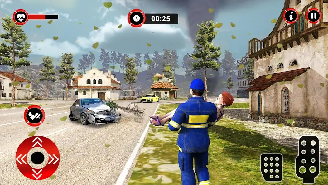 Play Hurricane Rescue Simulator 2018 - Ambulance Rescue as an online game Hurricane Rescue Simulator 2018 - Ambulance Rescue with UptoPlay