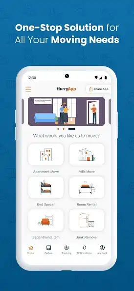 Play HurryApp: Easy Affordable Move as an online game HurryApp: Easy Affordable Move with UptoPlay