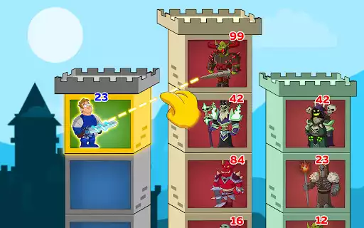 Play Hustle Castle: Rise of knights as an online game Hustle Castle: Rise of knights with UptoPlay