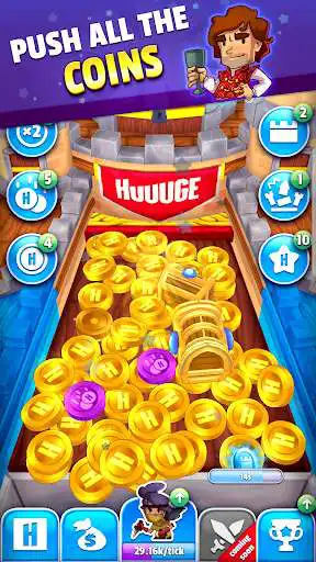 Play Huuuge Coin Machine: Idle Dozer Play Huuuge Coin Machine: Idle Dozer