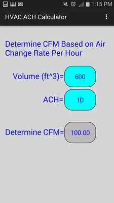 Play HVAC Air Change Tool