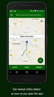 Play Hyderabad Simple Metro App, No ads (Telugu, Hindi)