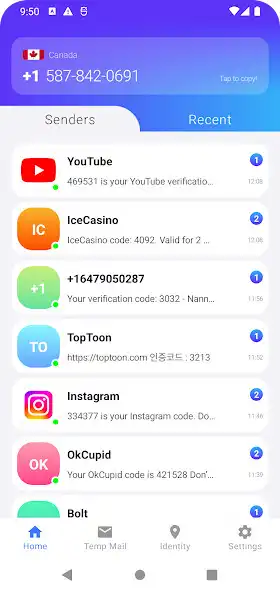 Play HYI: Virtual Phone Numbers as an online game HYI: Virtual Phone Numbers with UptoPlay