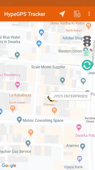 Play HypeGPS Tracker as an online game HypeGPS Tracker with UptoPlay