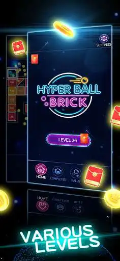 Play Hyper Ball Brick  and enjoy Hyper Ball Brick with UptoPlay