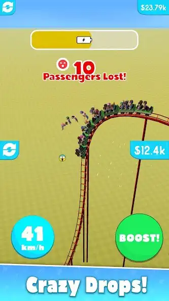 Play Hyper Roller Coaster as an online game Hyper Roller Coaster with UptoPlay