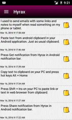 Play HyraxHub Share clipboard w/ PC